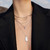 15"+2" Ania Haie Rhodium-Plated Sterling Silver Clip Chain Necklace N067-04H