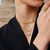 17"+2" Ania Haie Gold-Plated Sterling Silver Colour-Block Star Necklace