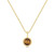 17"+2" Ania Haie Gold-Plated Sterling Silver Tiger Eye Pendant Necklace
