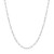 15"+2" Ania Haie Rhodium-Plated Sterling Silver Clip Chain Necklace N069-07H
