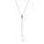 Ania Haie Rhodium-Plated Sterling Silver Twisted Rope Lariat Necklace