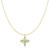 18"+2" Ania Haie Gold-Plated Sterling Silver Mint Green Lucky Clover Necklace