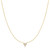 16"+3" Ania Haie Gold-Plated Sterling Silver Pave Heart Necklace