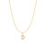 16"+3" Ania Haie Gold-Plated Sterling Silver Letter D Initial Necklace