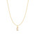 16"+3" Ania Haie Gold-Plated Sterling Silver Letter E Initial Necklace