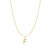 16"+3" Ania Haie Gold-Plated Sterling Silver Letter F Initial Necklace