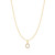 16"+3" Ania Haie Gold-Plated Sterling Silver Letter O Initial Necklace