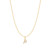 16"+3" Ania Haie Gold-Plated Sterling Silver Letter P Initial Necklace