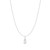 16"+3" Ania Haie Rhodium-Plated Sterling Silver Letter S Initial Necklace