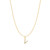 16"+3" Ania Haie Gold-Plated Sterling Silver Letter V Initial Necklace