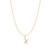 16"+3" Ania Haie Gold-Plated Sterling Silver Letter X Initial Necklace
