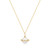 18"+2" Ania Haie Gold-Plated Sterling Silver Simulated Pearl Halo Evil-Eye Necklace