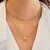 15"+3" Ania Haie Gold-Plated Sterling Silver Evil Eye Station Necklace