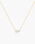 16"+2" Ania Haie Gold-Plated Sterling Silver Prong Set Duo Necklace