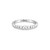 Ania Haie Rhodium-Plated Sterling Silver Cubic Zirconia Round Ring R059-01H