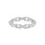 Ania Haie Rhodium-Plated Sterling Silver Paper Clip Link Ring R067-01H