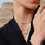 Ania Haie Rhodium-Plated Sterling Silver Paper Clip Link Ring R067-01H