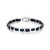 Men's 8.5" Italian Chain Rhodium-Plated Sterling Silver Mariner Chain Bracelet by ETHOS - UB0007M