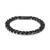 Mens Links Lab-Created Black Sapphire Gunmetal-Finish Sterling Silver Bracelet by ETHOS - UB0058