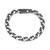 Men's Chisel Contrast Cuban Link Chain Bracelet by ETHOS - UB0086