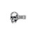 Men's Dark Reign Rhodium-Finish Sterling Silver Cufflinks by ETHOS - UC0040