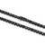 Additional view of Mens 20" Basic Gunmetal-Finish Sterling Silver Genuine Black Spinel Necklace by ETHOS - UN0050