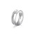 Men's Chevron Rhodium-Finish Sterling Silver Ring by ETHOS - UR0009