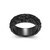 Additional view of Mens Dark Reign Gunmetal-Finish Sterling Silver Ring by ETHOS - UR0044