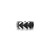 Additional view 2 of Mens Chevron Rhodium and Gunmetal Sterling Silver Lab-Created Black Sapphire Band Ring by ETHOS - UR06