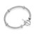 Charles Garnier Windsor Rhodium-Plated Sterling Silver Lab-Created White Sapphire Bangle Bracelet CB0193