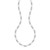 Charles Garnier Garnier Link Rhodium-Plated Sterling Silver Necklace CN0124