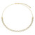 Charles Garnier Elise Gold/Rhodium-Plated Sterling Silver Cubic Zirconia Necklace CN0174
