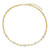 Charles Garnier Mariner Gold/Rhodium-Plated Sterling Silver Cubic Zirconia Necklace CN0176