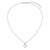 Charles Garnier Equestra Rhodium-Plated Sterling Silver Cubic Zirconia Necklace CN0211
