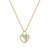 Charles Garnier Amour Gold-Plated Sterling Silver Mother-of-Pearl Necklace CN0226