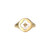 Charles Garnier Bliss Gold-Plated Sterling Silver Mother-of-Pearl Cubic Zirconia Ring CR0198