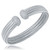 Charles Garnier 12mm Cuffs Rhodium-Plated Sterling Silver Cubic Zirconia Cuff Bracelet MLC8013WZ