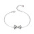 ELLE Jewelry Butterfly Sterling Silver Pearl Bracelet LB0260