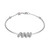 ELLE Jewelry Eternal Sterling Silver Cubic Zirconia Bracelet LB0243