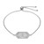 ELLE Jewelry Lattice CZ Sterling Silver Cubic Zirconia Bracelet B10044WZ