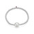 ELLE Jewelry Pearl Meet Gem Sterling Silver White Pearl Bracelet LB0295