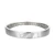 ELLE Jewelry Vera Sterling Silver White Mother-of-Pearl Bangle Bracelet LB0235