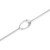 ELLE Jewelry Wink Sterling Silver Cubic Zirconia Bracelet LB0278
