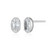 ELLE Jewelry Serenelle Sterling Silver Cubic Zirconia Stud Earrings LE0267