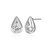 ELLE Jewelry Tulip Sterling Silver Cubic Zirconia Stud Earrings LE0253S