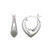 ELLE Jewelry Tulip Sterling Silver Hoop Earrings LE0254