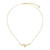 ELLE Jewelry Wink Gold-Plated Sterling Silver Cubic Zirconia Necklace LN0281