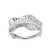 ELLE Jewelry Butterfly Sterling Silver Cubic Zirconia Ring LR0256