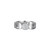 ELLE Jewelry Lookout Rhodium-Plated Sterling Silver CZ Band Ring LR0086