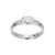 ELLE Jewelry Serenelle Sterling Silver Cubic Zirconia Ring LR0267